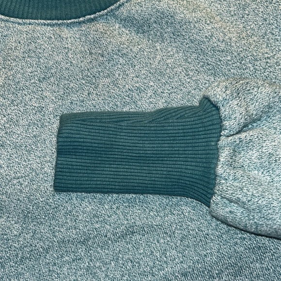 Loft puffy shoulder soft thick warm feminine sweatshirt upgraded casual - Picture 5 of 6